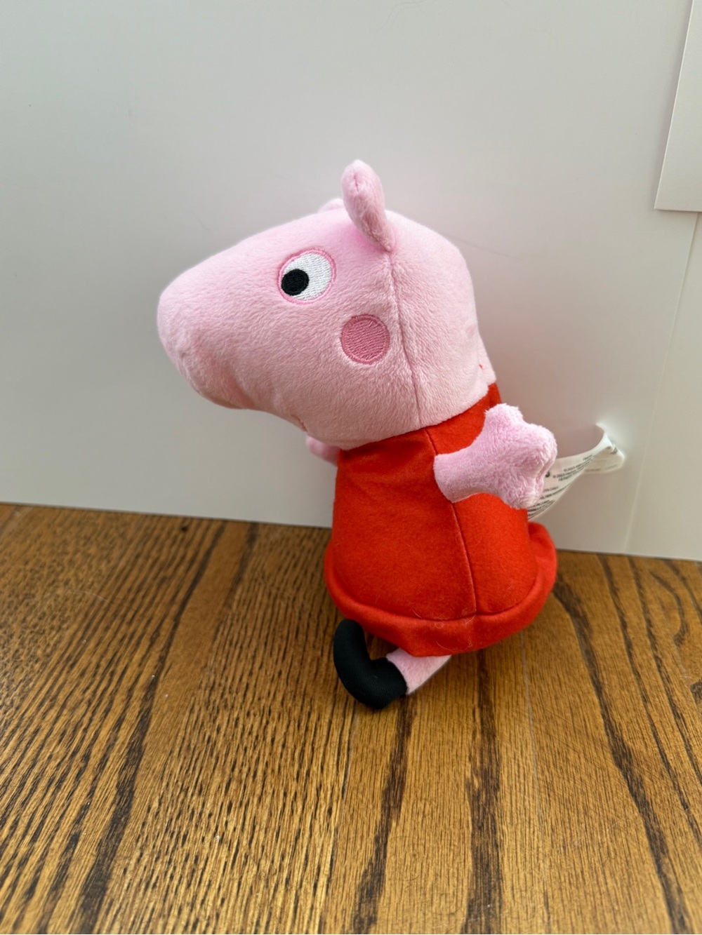 NWOT Talking Peppa Pig Plush by Peppa Pig - Pink with Red Dress